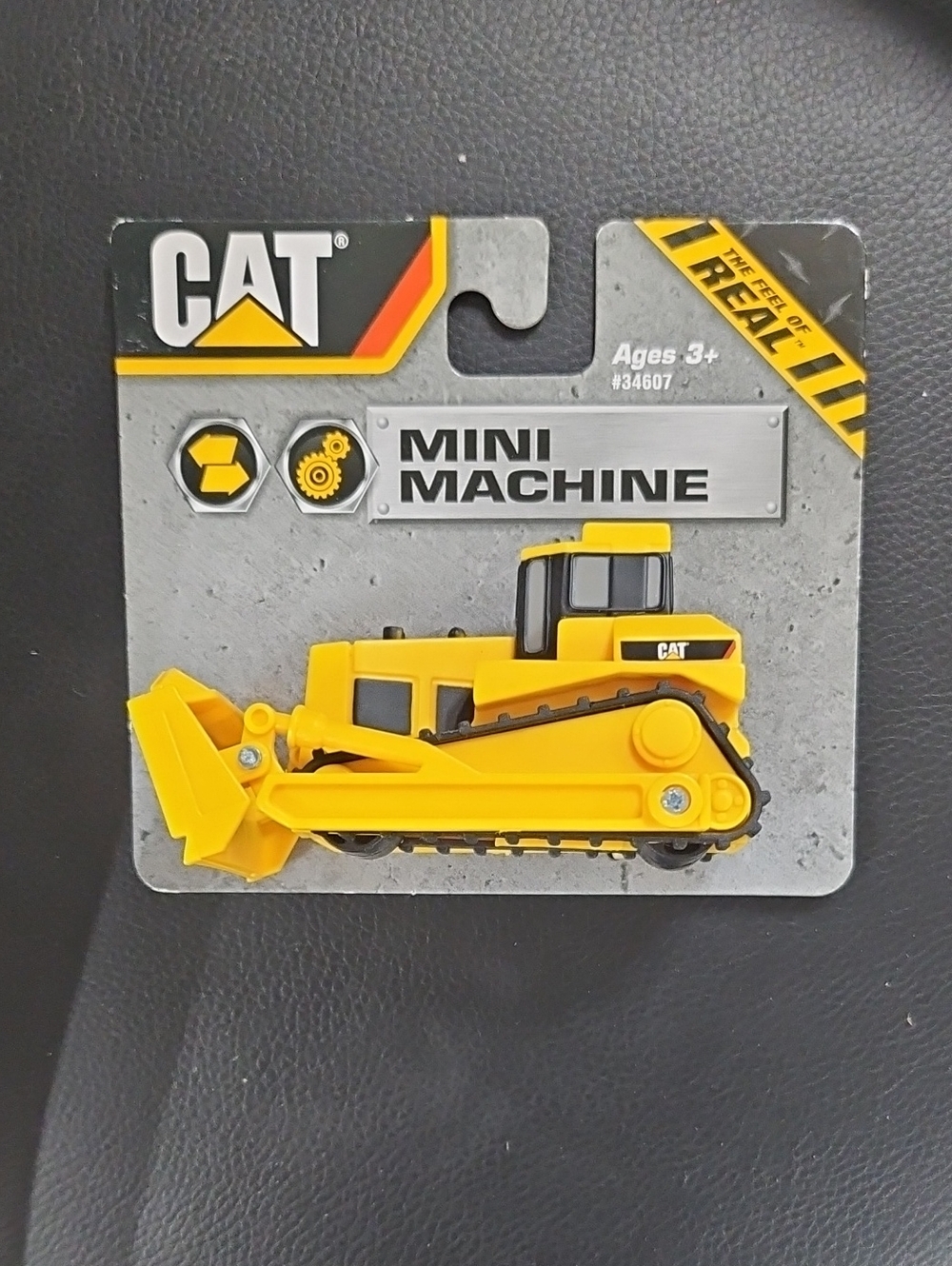CAT Mini Machine Yellow Bulldozer Toy for Kids